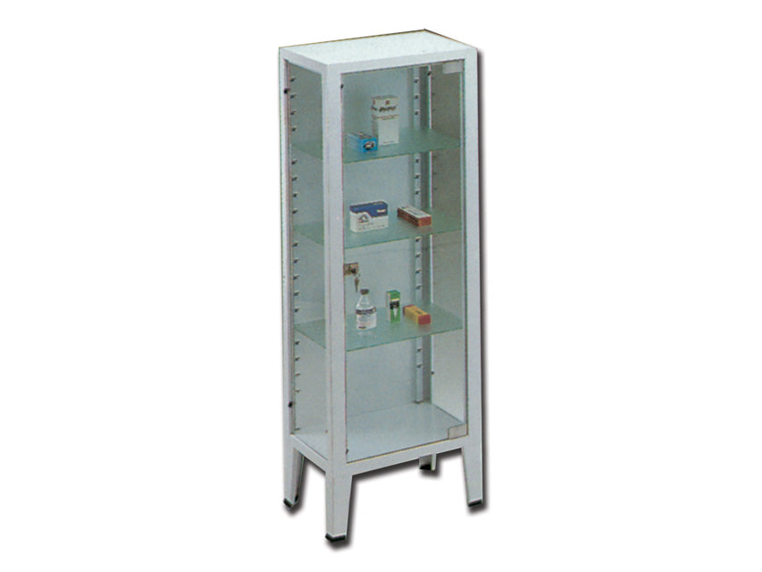 Vetrina 1 anta - 3 ripiani - vetro temperato