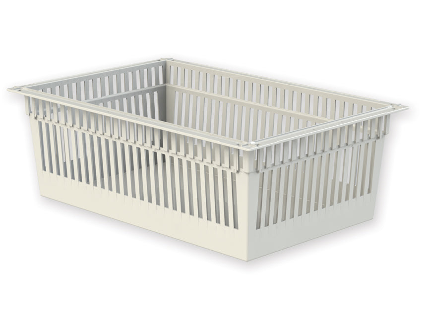 Cestello in plastica per carrelli ISO grigio