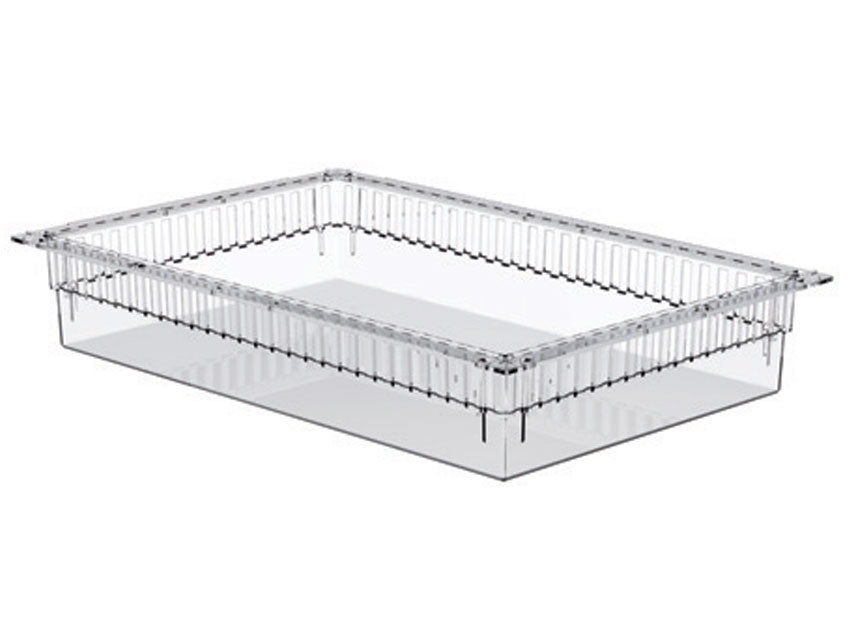 Cassetto ISO plastica trasparente 600×400 aperto