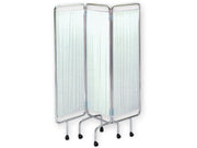 3-panel screen with wheels