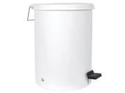 Cestino rifiuti 9,5 l - acciaio bianco