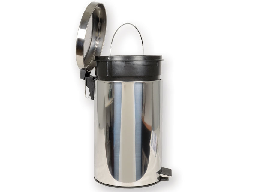 Cestino rifiuti inox con pedale