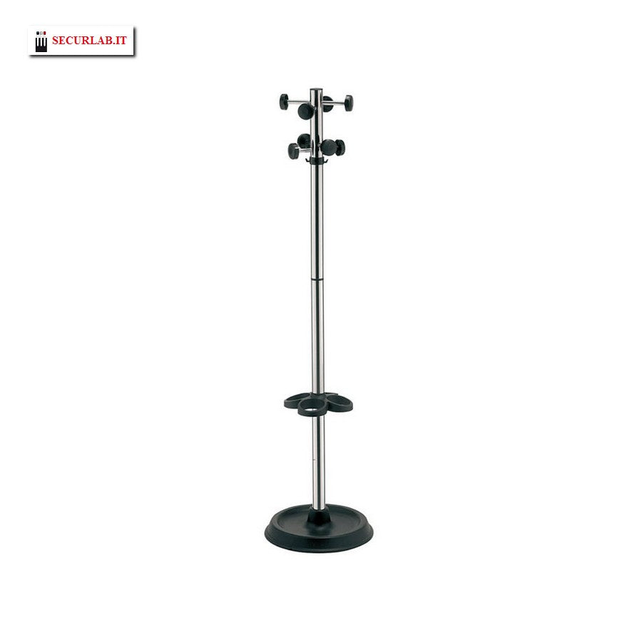 Appendiabiti cromato a 8 rami
