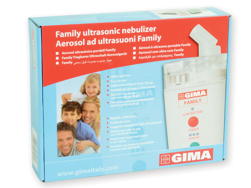 Aerosol silenzioso ad ultrasuoni Gima Family
