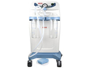 Aspirateur Hospi Plus 2 cuves de 4 litres 110V avec pédale, régulateur de débit