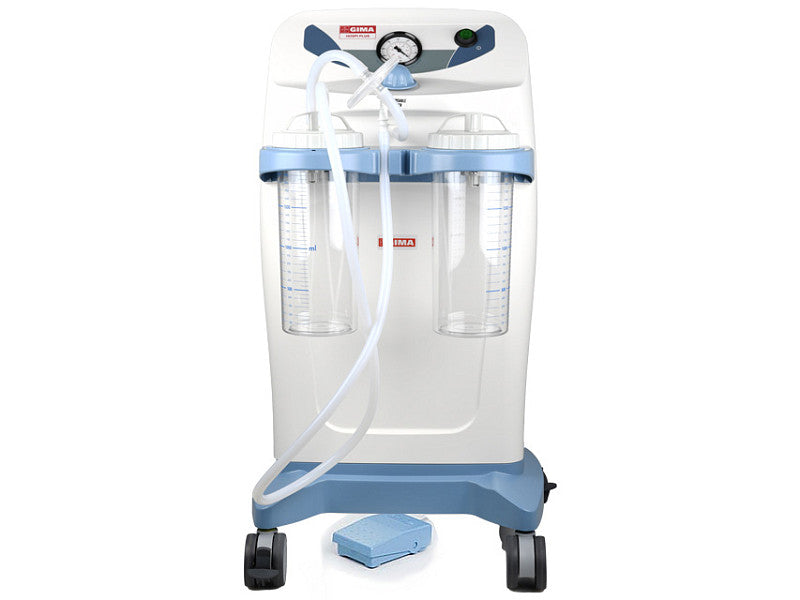 Aspiratore Hospi Plus 2 Vasi da 4 litri 110V Con Pedale, Regolatore Flusso