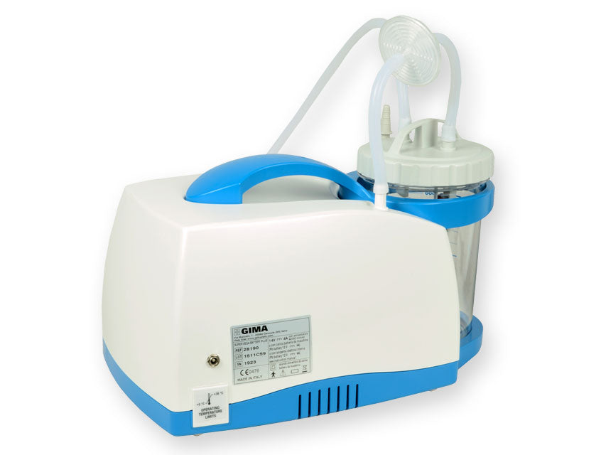 GIMA Super Vega battery-powered aspirator with 1-liter jar