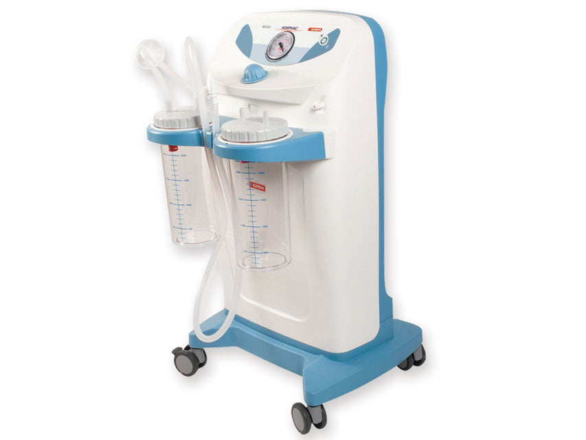 Aspiratore clinic plus 2 vasi 4 litri con pedale