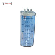 Vaso para aspiradores con tapa - autoclavable a 121°C