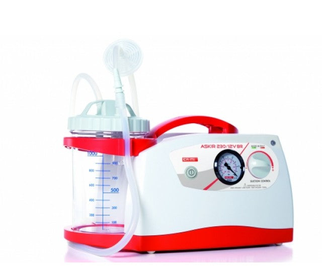 Aspiratore supervega 16l/m a batteria con pedale - scocca