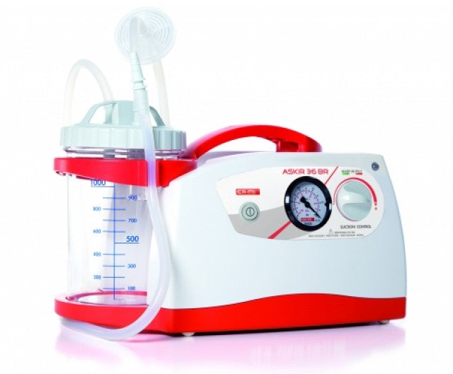 Aspiratore supervega 36l/m a batteria con pedale - scocca plastica