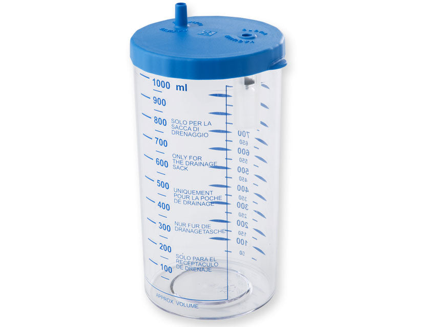 Vaso da 1 litro per sacche monouso per aspiratori Aspeed