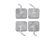 Elettrodi per elettrostimolazione pregellati monouso con cavo 40×40 mm - conf.4 pz.