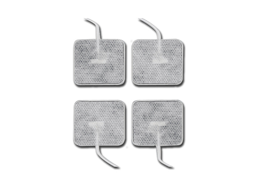 Elettrodi per elettrostimolazione pregellati monouso con cavo 40×40 mm - conf.4 pz.
