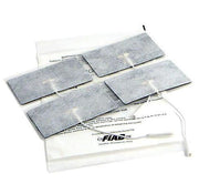 Électrode pré-gelée FIAB PG473W avec câble - 45 x 80 mm (4 pièces.)