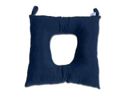Cuscino sagomato con foro - in fibra cava 100% cotone