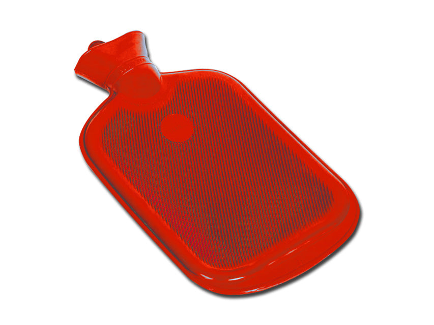 Borsa acqua calda bilamellata rossa