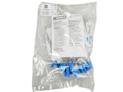 Sacca urina da gamba con valvola e rubinetto 750 cc tubo da 10 cm - conf. 30 pz.