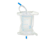 Sacca urine da gamba 750 cc - tubo 35 cm con kit bottoni - Conf.30 pz.