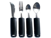 Kit posate per Disabili (forchetta, coltello, cucchiaio piccolo e grande)