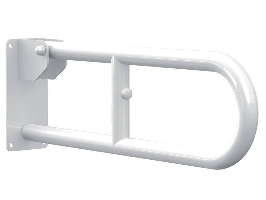 Maniglione da parete per bagno acciaio AD U - 70 cm