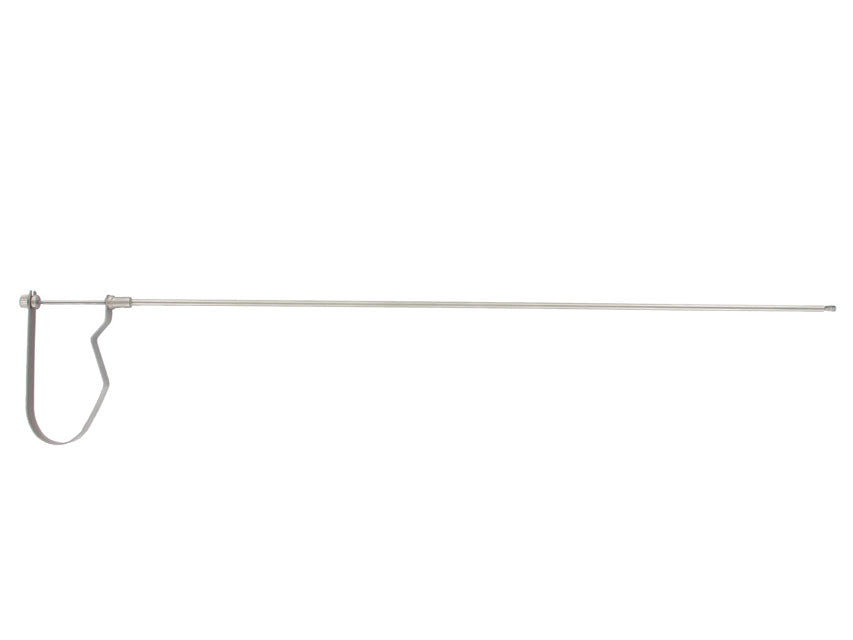 Pinza portaspugna 400 mm - per anoscopi, proctoscopi, sigmoidoscopi in fibra ottica