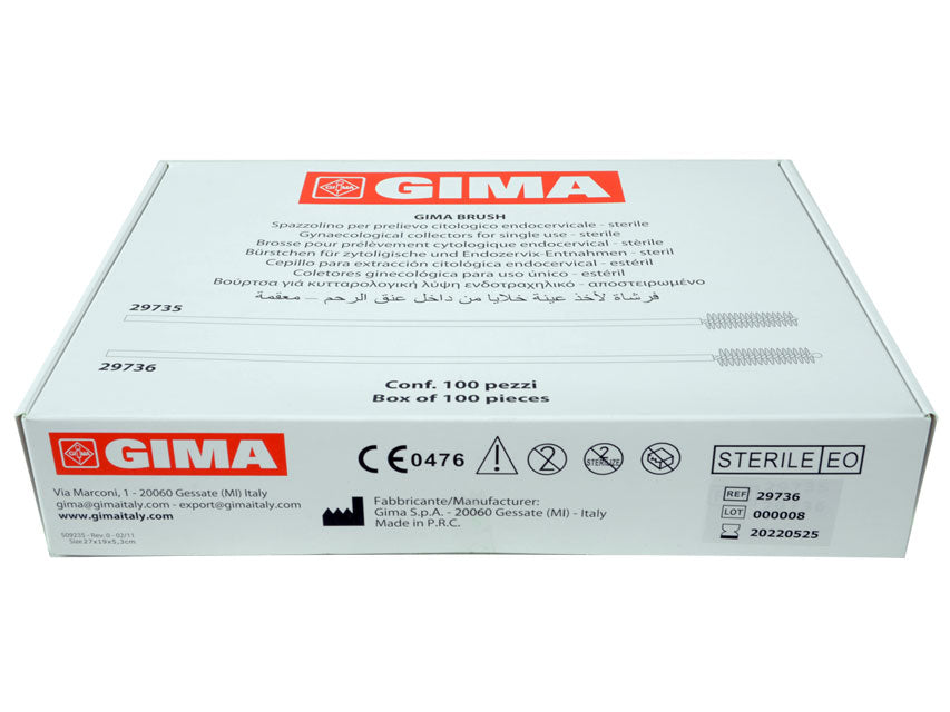 GIMA BRUSH B - sterile - conf.100 pz.