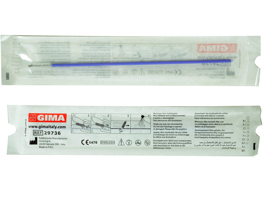 Gima Brush Plus con sfera sterili - conf.100 pz.