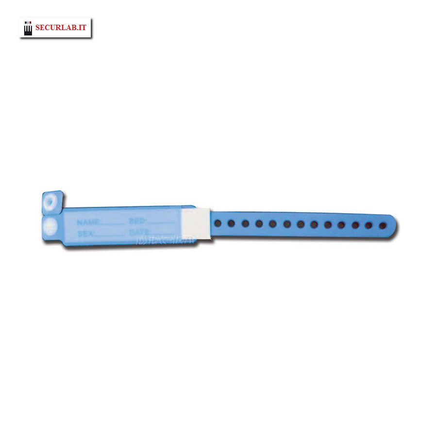 Braccialetto identificativo azzurro - mamma - Conf.100 pz.