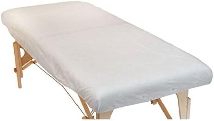 Coprilettino bianco in TNT - cm 107x230 - idrorepellente con elastico