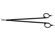 Disposable bipolar scissors 18 cm - curved - 1 pc.