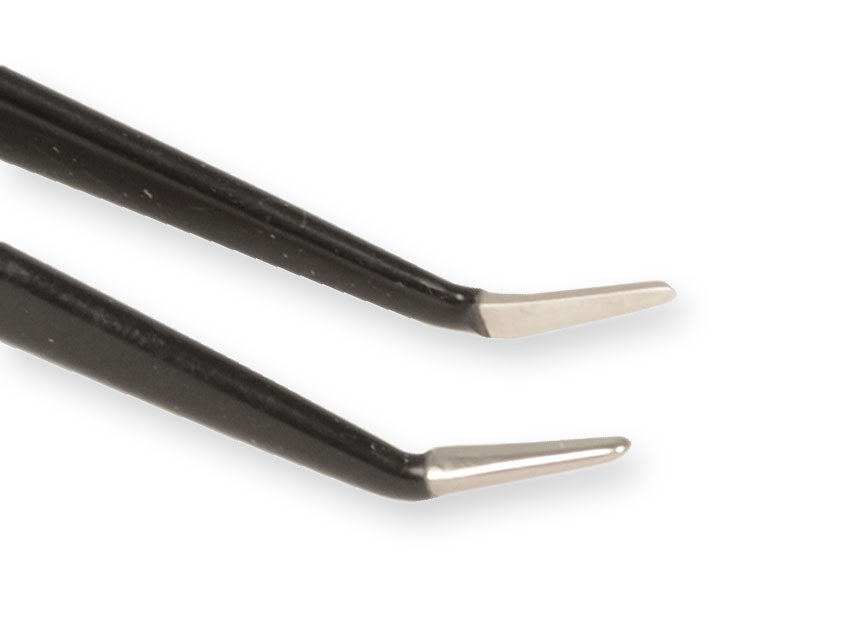 Pinza non stick retta - punte angolate 1 mm