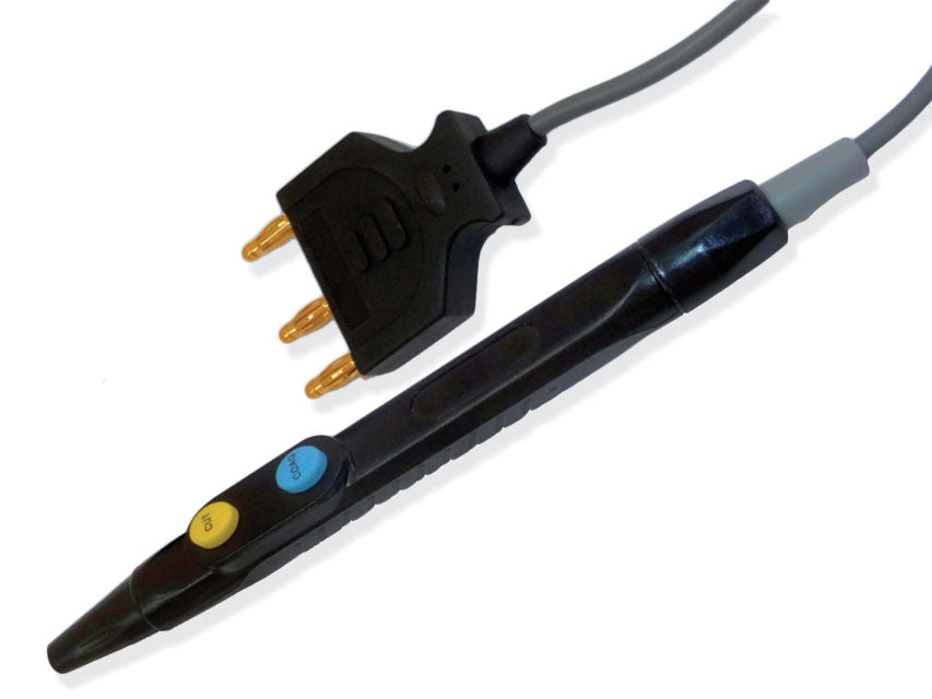 Gima manipolo MB per elettrochirurgia autoclavabile 100 volte - elettrodi Ø 4 mm - cavo 3 m