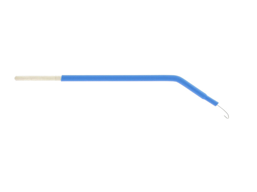 Angled hook electrode - 10 cm - 1 pc.