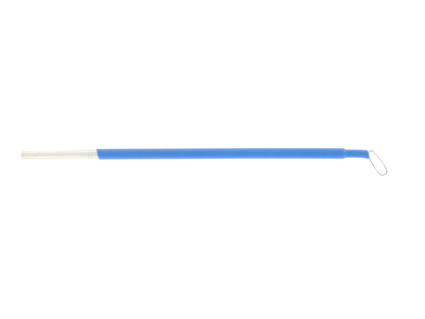Autoclavable angled loop electrode for electrosurgery no. 28 - 10 cm