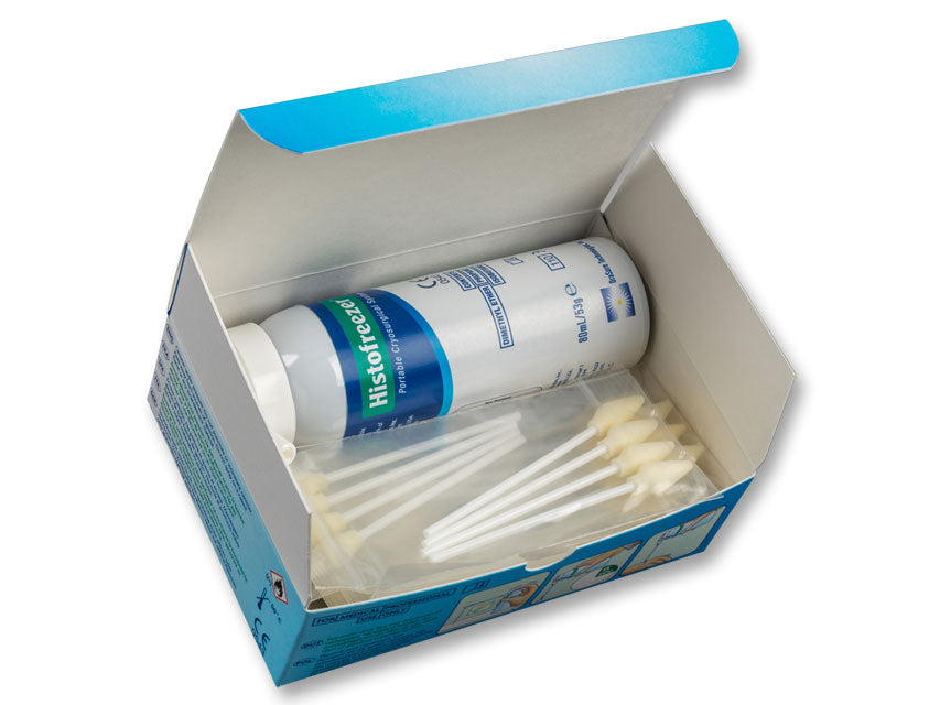 Histofreezer Mix Mini - bombola da 80 ml e 16 applicatori da 5 mm e 16 da 2 mm