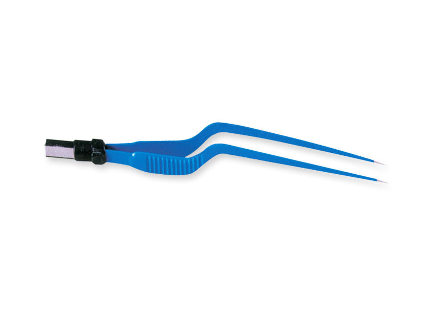 Bayonet bipolar forceps 16.5 cm - 1 mm tips - 1 pc.