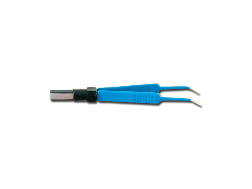 Pinza bipolare curva 11,50 cm - punte 0,25 mm - 1 pz.
