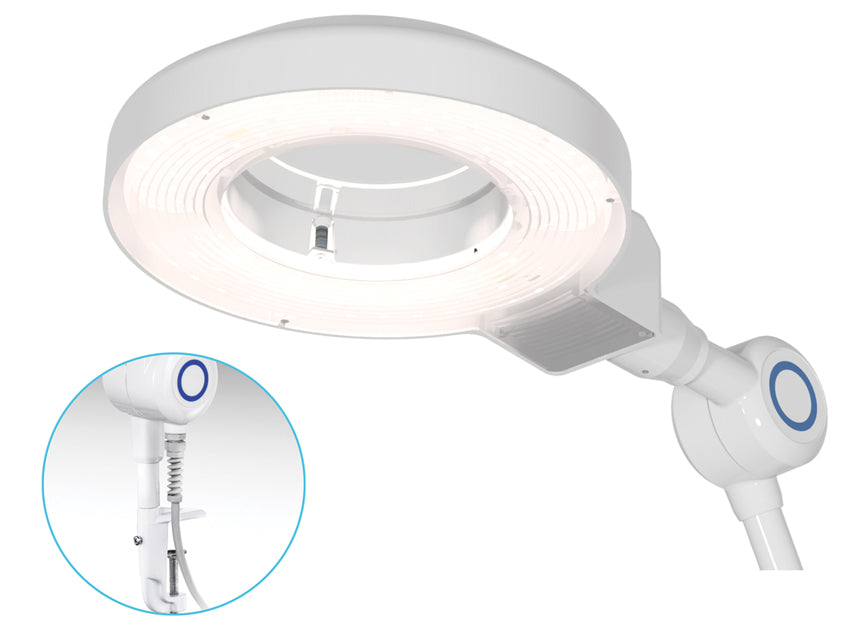 Lampada con lente gimanord plus led - da tavolo - 1 pz.