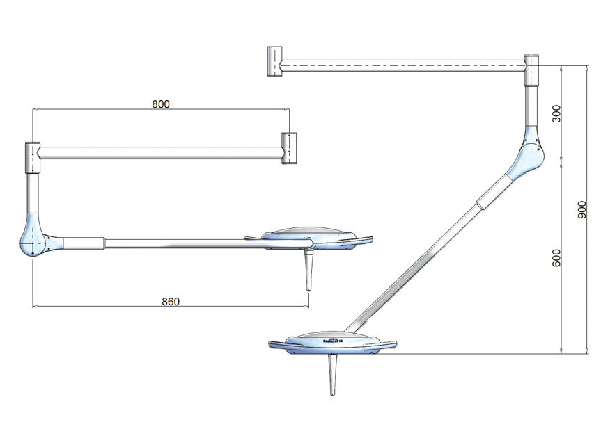 Pentaled 12 - ceiling-mounted - 1 pc.