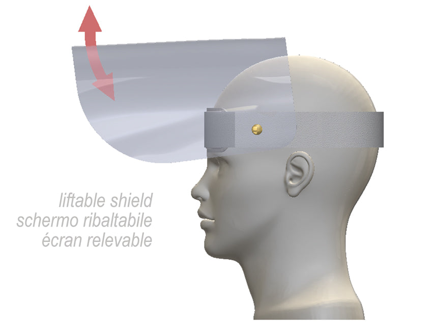 Gima protective visor - foldable PPE Class II