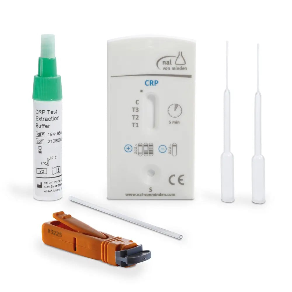 Test rapido a striscia per la rilevazione della Proteina C reattiva CRP - conf.20 test