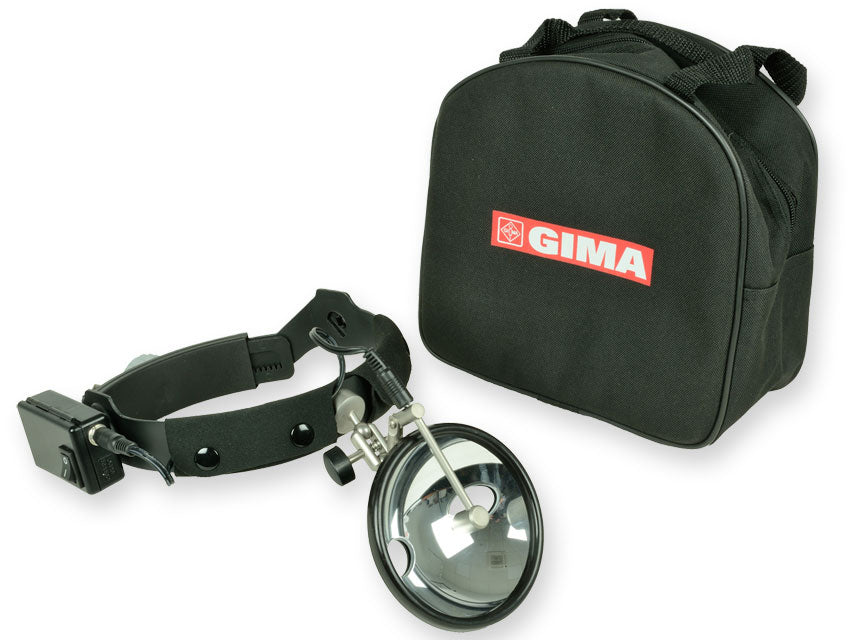 SPECCHIO FRONTALE LUX 100 - porta batterie su caschetto