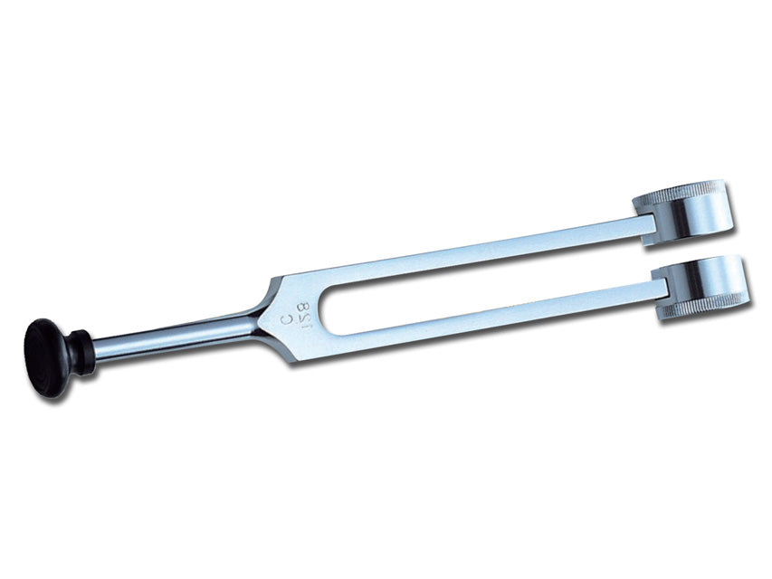 Diapason in alluminio 128 hz con piedino - 1 pz.