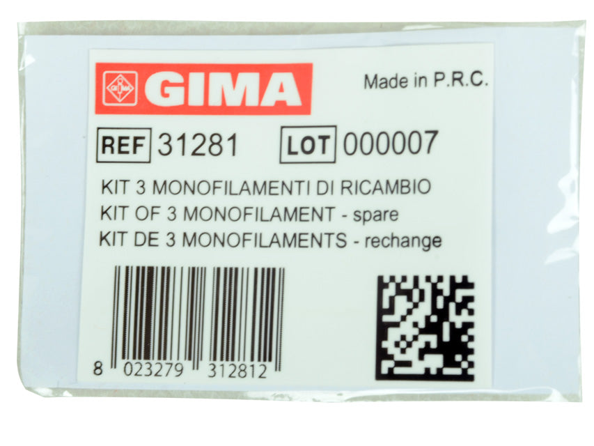 Kit 3 monofilamenti di ricambio - 1 pz.