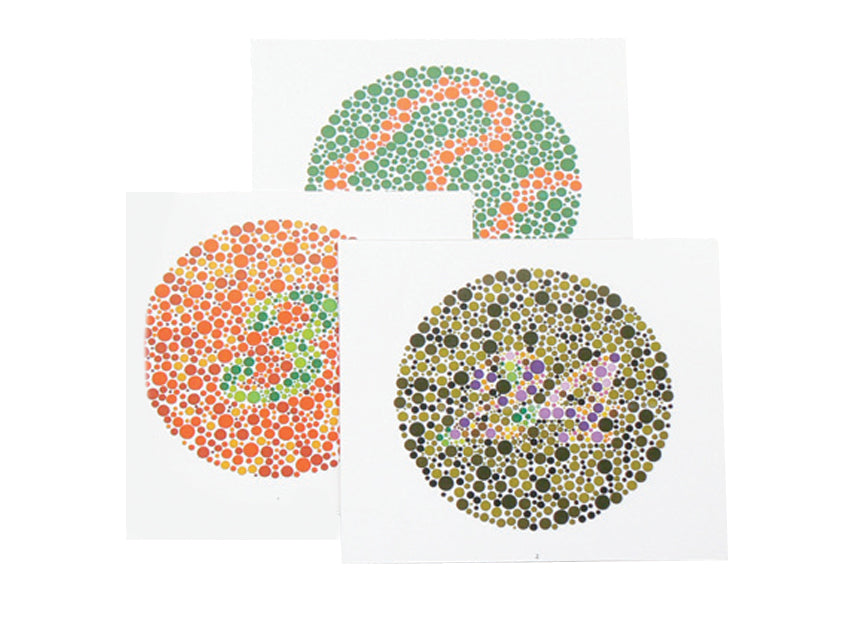 Test gima di percezione del colore - 10 tavole - daltonismo pediatrico