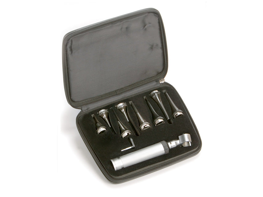 Set otoscopio veterinaria xenon-alogeno plast.