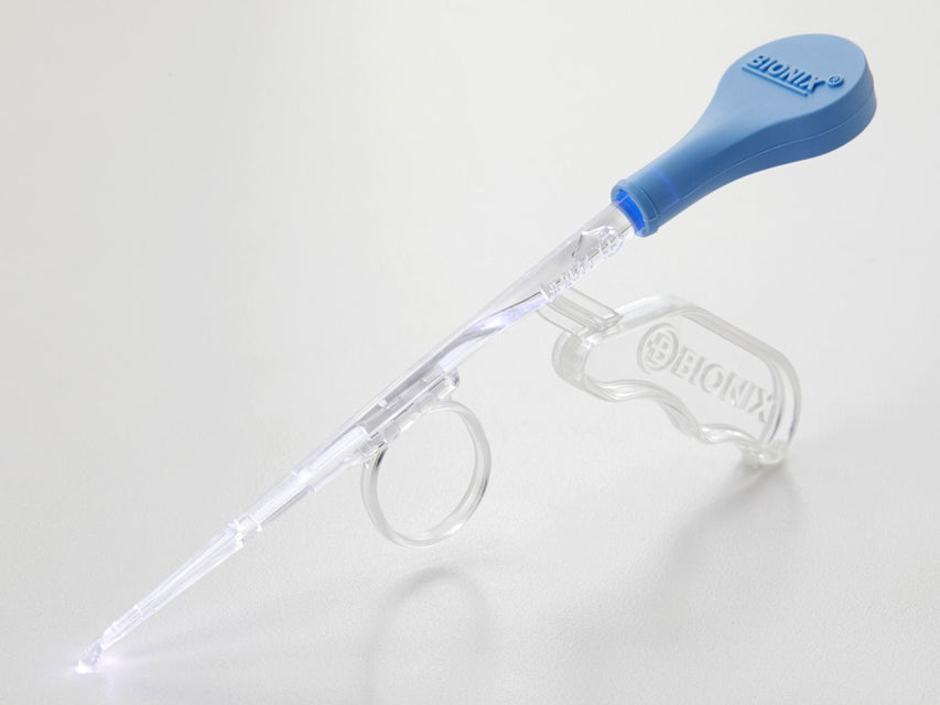 Curette articolate + 1 illuminatore led - conf. 25 pz.