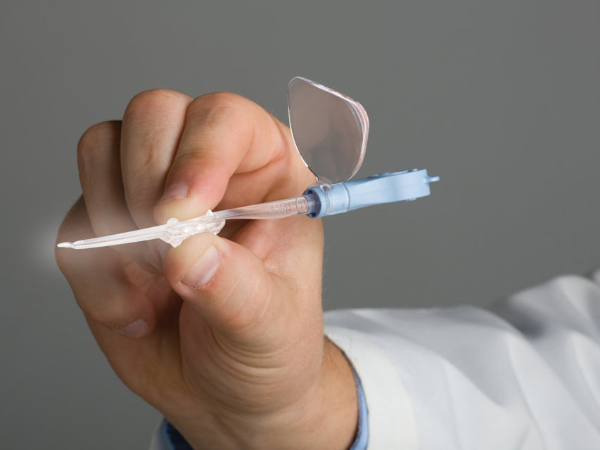 Curette articolate + 1 illuminatore led - conf. 25 pz.