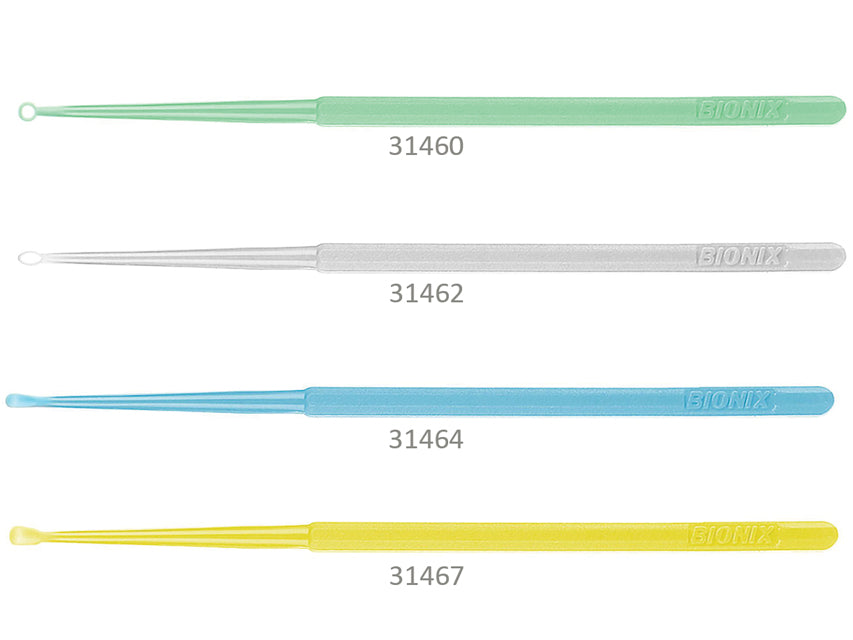 Curette INFANTSCOOP - testa arrotondata 2 mm - Conf.50 pz.